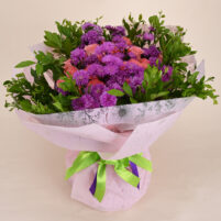Purple Pink Garden Bouquet